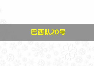 巴西队20号