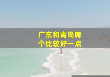 广东和青岛哪个比较好一点