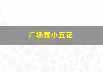 广场舞小五花