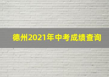 德州2021年中考成绩查询