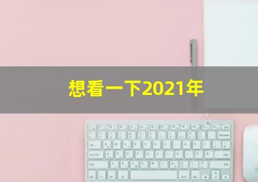 想看一下2021年