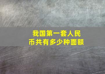 我国第一套人民币共有多少种面额