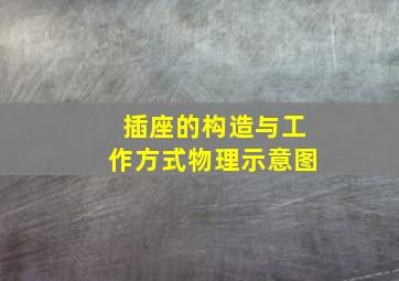 插座的构造与工作方式物理示意图