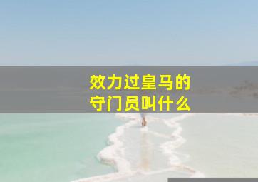 效力过皇马的守门员叫什么