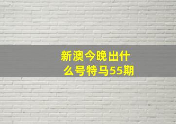 新澳今晚出什么号特马55期