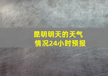 昆明明天的天气情况24小时预报