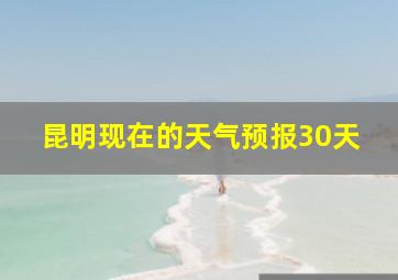 昆明现在的天气预报30天