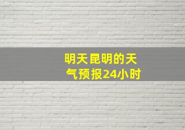 明天昆明的天气预报24小时