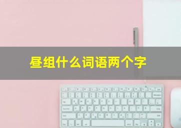 昼组什么词语两个字