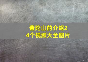 普陀山的介绍24个视频大全图片