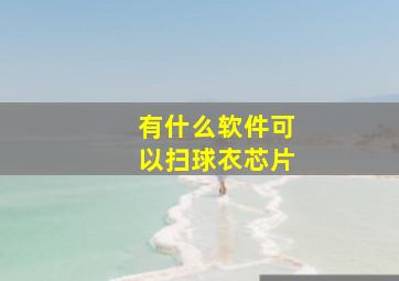 有什么软件可以扫球衣芯片