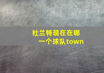 杜兰特现在在哪一个球队town