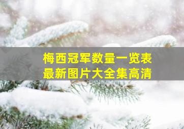 梅西冠军数量一览表最新图片大全集高清