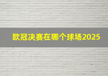 欧冠决赛在哪个球场2025