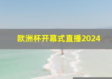 欧洲杯开幕式直播2024