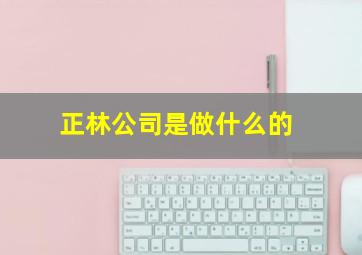 正林公司是做什么的