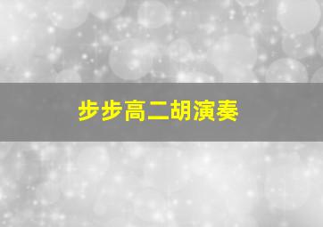 步步高二胡演奏