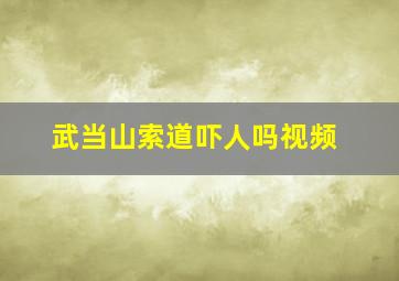 武当山索道吓人吗视频