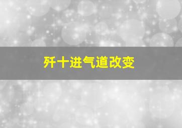 歼十进气道改变