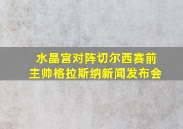 水晶宫对阵切尔西赛前主帅格拉斯纳新闻发布会