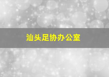 汕头足协办公室