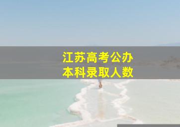 江苏高考公办本科录取人数