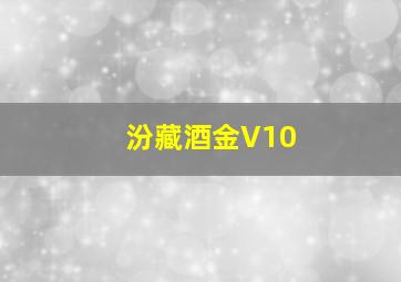 汾藏酒金V10