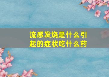 流感发烧是什么引起的症状吃什么药