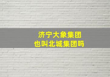 济宁大象集团也叫北城集团吗