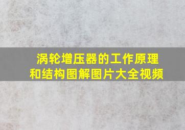 涡轮增压器的工作原理和结构图解图片大全视频