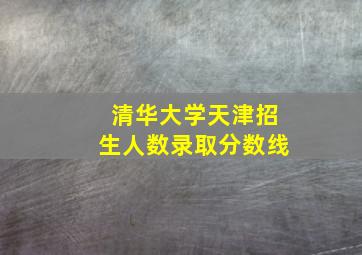 清华大学天津招生人数录取分数线