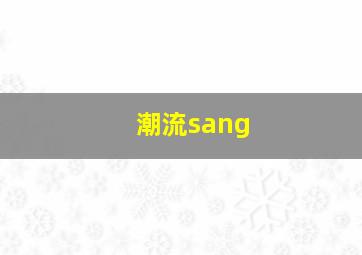 潮流sang