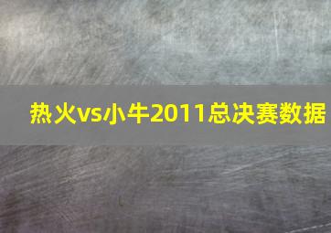 热火vs小牛2011总决赛数据