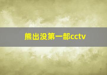 熊出没第一部cctv