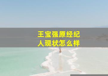 王宝强原经纪人现状怎么样