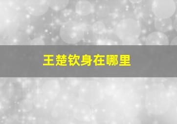 王楚钦身在哪里