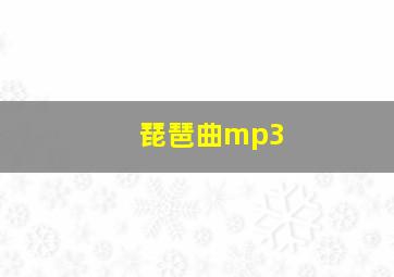 琵琶曲mp3