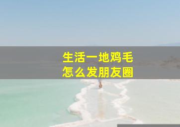 生活一地鸡毛怎么发朋友圈