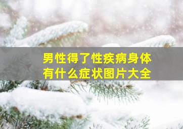 男性得了性疾病身体有什么症状图片大全