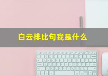 白云排比句我是什么