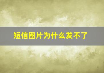 短信图片为什么发不了