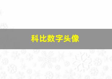 科比数字头像