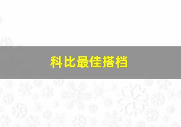 科比最佳搭档