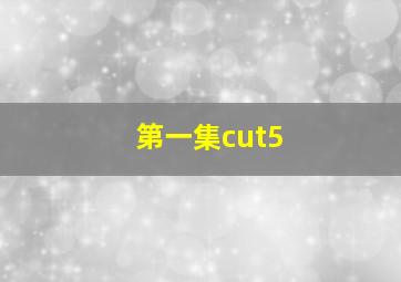 第一集cut5