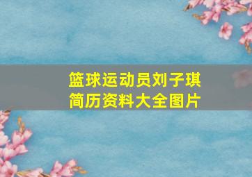 篮球运动员刘子琪简历资料大全图片