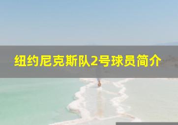 纽约尼克斯队2号球员简介