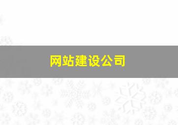 网站建设公司