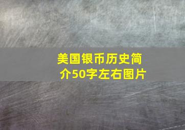 美国银币历史简介50字左右图片