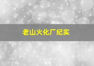 老山火化厂纪实