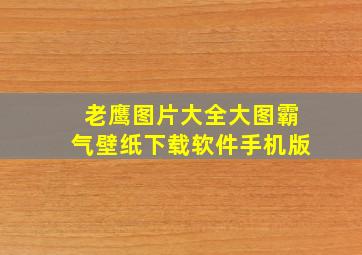 老鹰图片大全大图霸气壁纸下载软件手机版